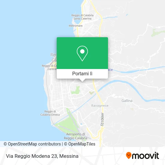 Mappa Via Reggio Modena 23