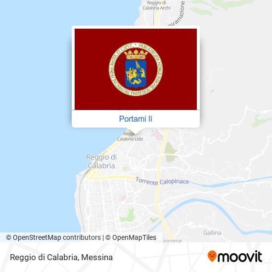 Mappa Reggio di Calabria