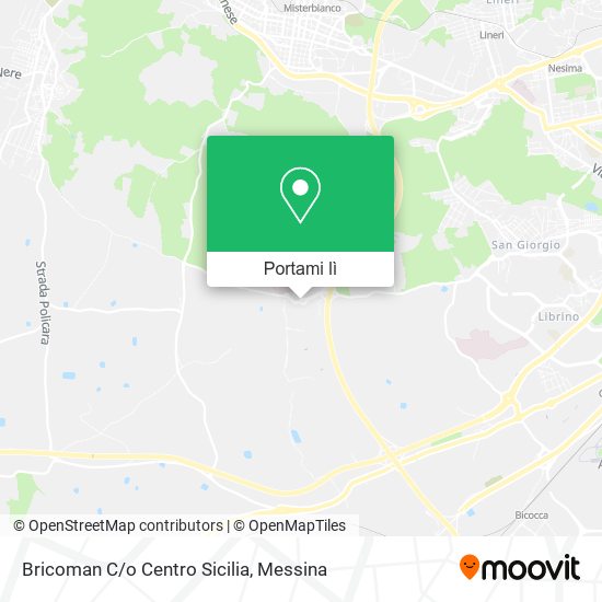 Mappa Bricoman C/o Centro Sicilia
