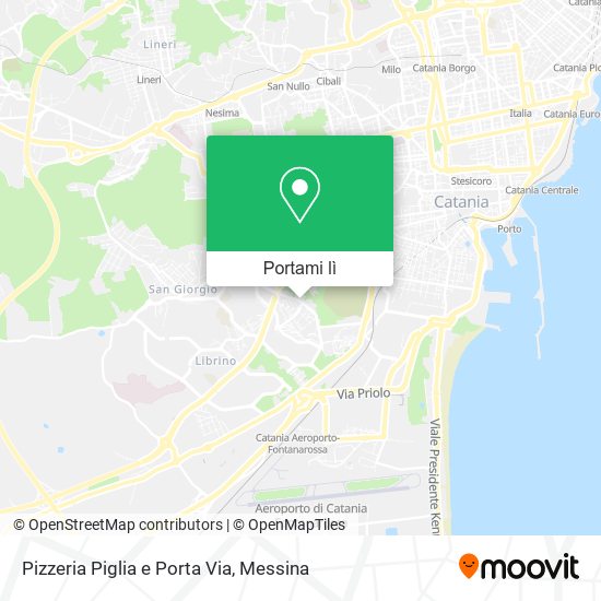 Mappa Pizzeria Piglia e Porta Via