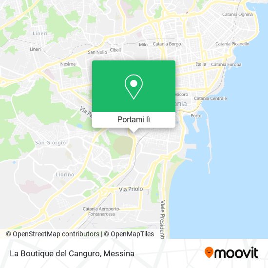 Mappa La Boutique del Canguro