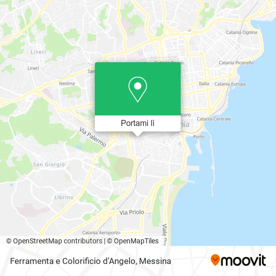 Mappa Ferramenta e Colorificio d'Angelo
