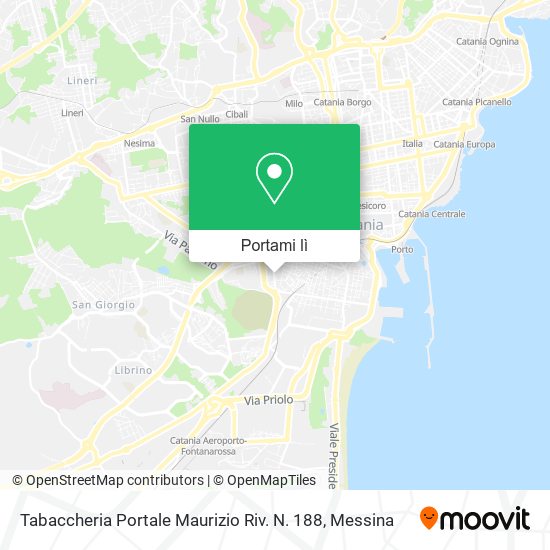 Mappa Tabaccheria Portale Maurizio Riv. N. 188