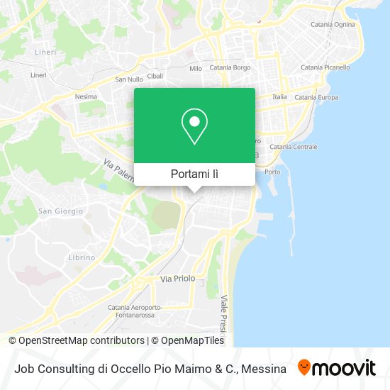 Mappa Job Consulting di Occello Pio Maimo & C.