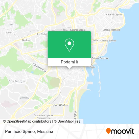 Mappa Panificio Spano'