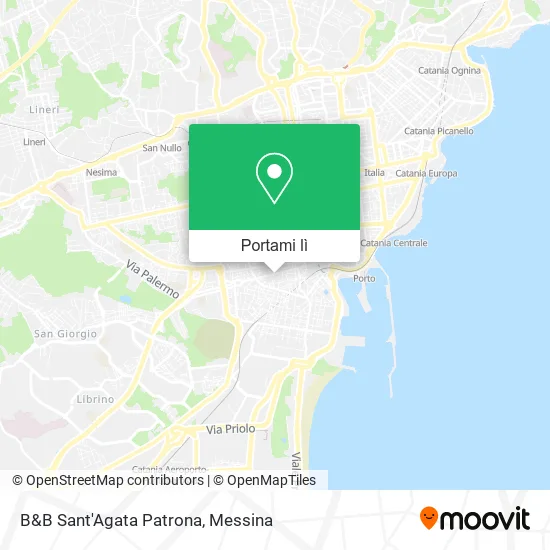 Mappa B&B Sant'Agata Patrona