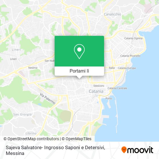 Mappa Sajeva Salvatore- Ingrosso Saponi e Detersivi