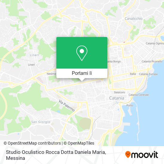 Mappa Studio Oculistico Rocca Dotta Daniela Maria