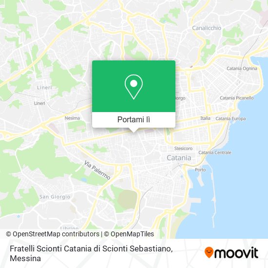 Mappa Fratelli Scionti Catania di Scionti Sebastiano