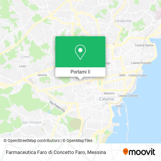 Mappa Farmaceutica Faro di Concetto Faro