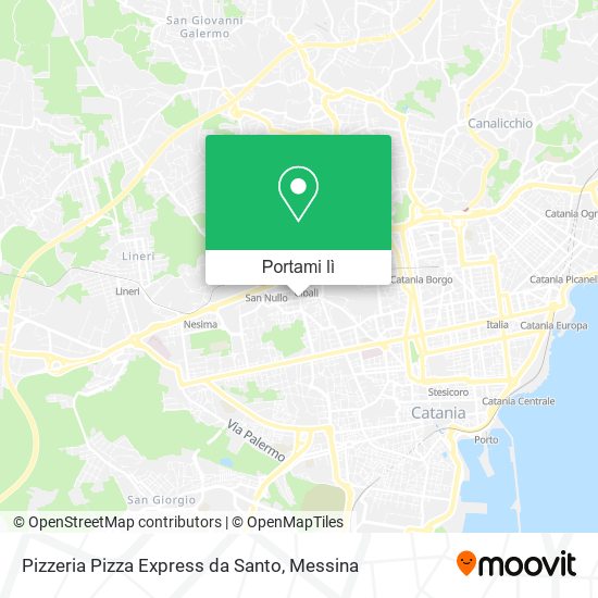 Mappa Pizzeria Pizza Express da Santo