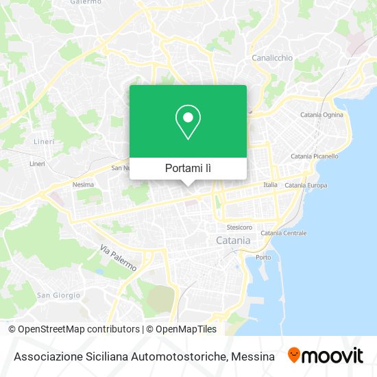 Mappa Associazione Siciliana Automotostoriche