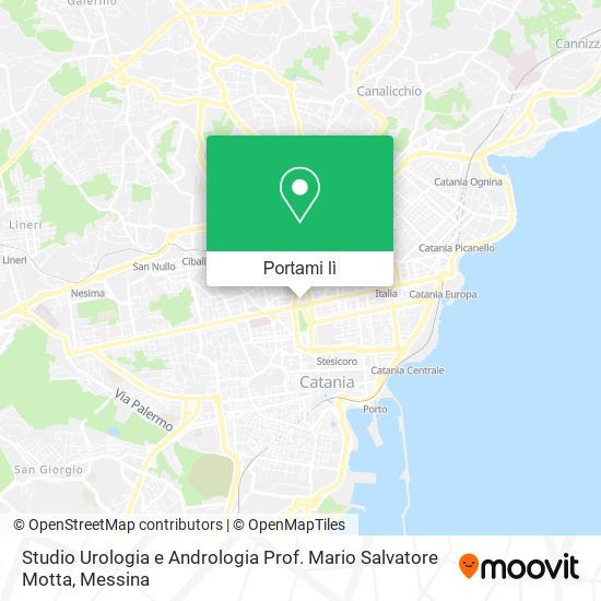 Mappa Studio Urologia e Andrologia Prof. Mario Salvatore Motta