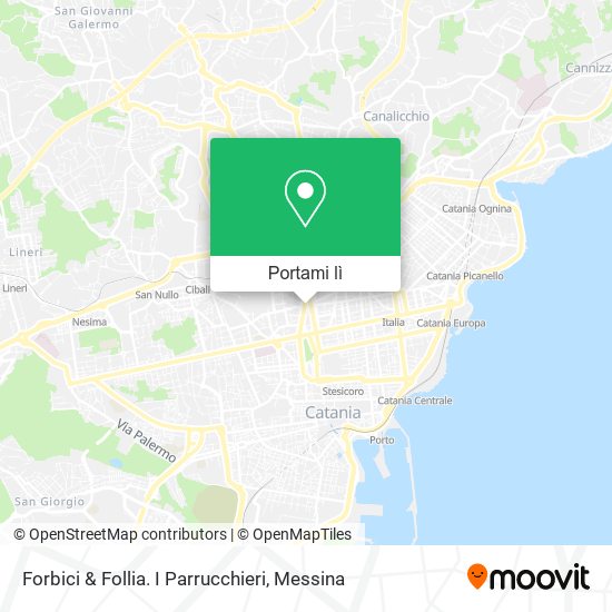 Mappa Forbici & Follia. I Parrucchieri