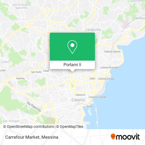 Mappa Carrefour Market