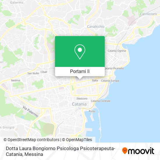 Mappa Dotta Laura Bongiorno Psicologa Psicoterapeuta-Catania