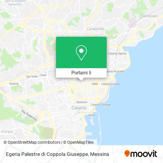 Mappa Egeria Palestre di Coppola Giuseppe