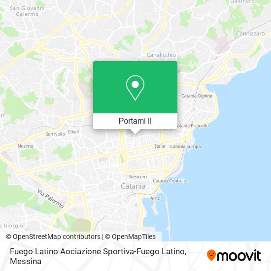 Mappa Fuego Latino Aociazione Sportiva-Fuego Latino