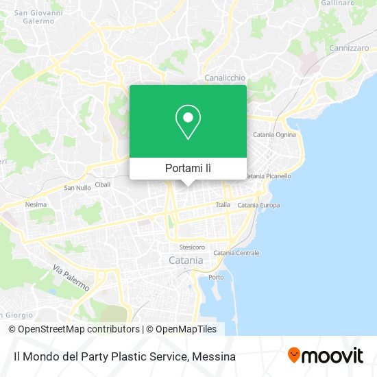 Mappa Il Mondo del Party Plastic Service