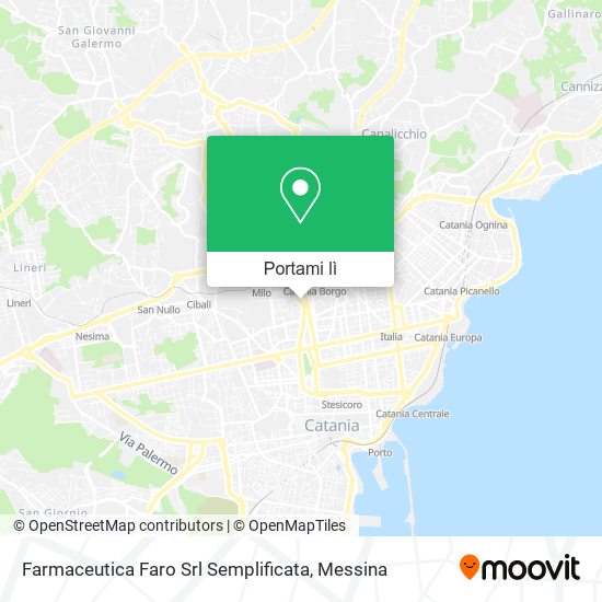 Mappa Farmaceutica Faro Srl Semplificata