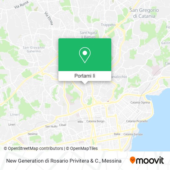 Mappa New Generation di Rosario Privitera & C.