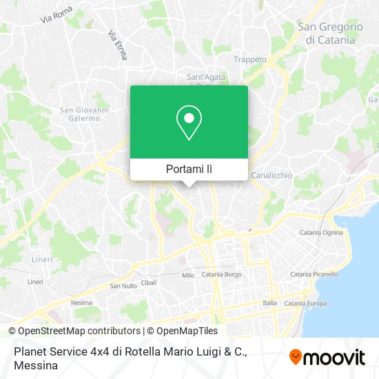 Mappa Planet Service 4x4 di Rotella Mario Luigi & C.