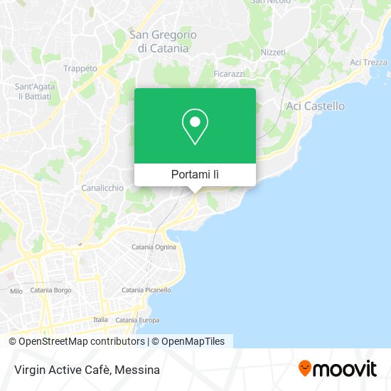 Mappa Virgin Active Cafè