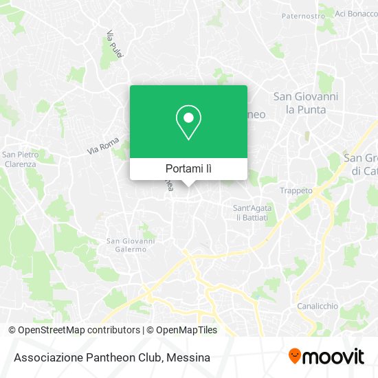 Mappa Associazione Pantheon Club