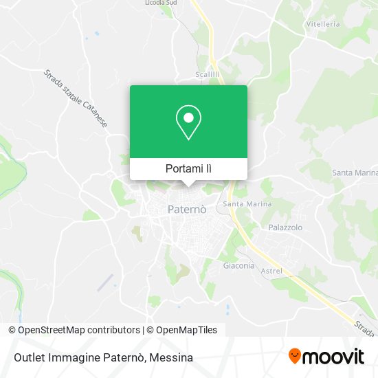 Mappa Outlet Immagine Paternò
