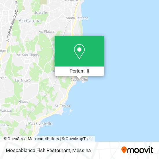 Mappa Moscabianca Fish Restaurant
