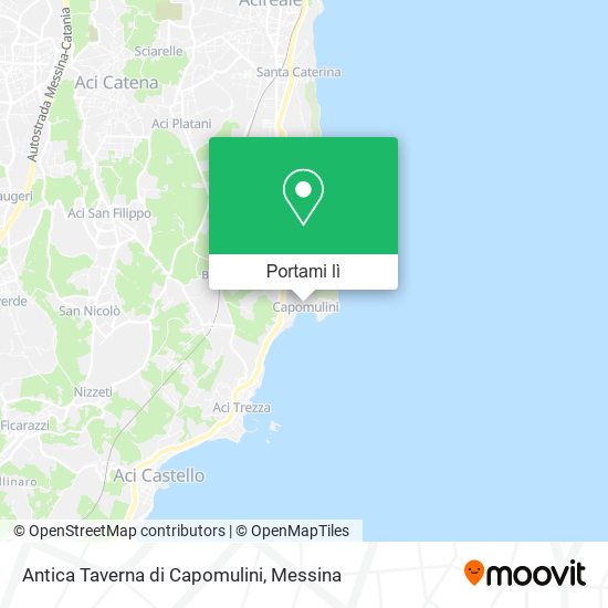 Mappa Antica Taverna di Capomulini