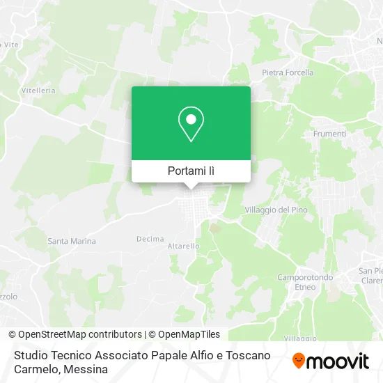 Mappa Studio Tecnico Associato Papale Alfio e Toscano Carmelo