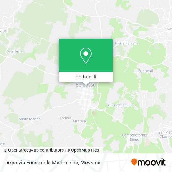 Mappa Agenzia Funebre la Madonnina