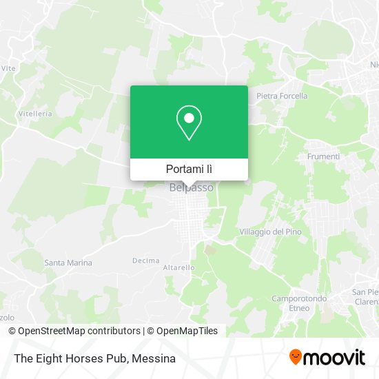 Mappa The Eight Horses Pub