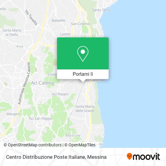 Mappa Centro Distribuzione Poste Italiane