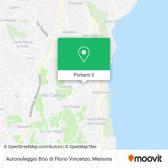 Mappa Autonoleggio Brio di Florio Vincenzo