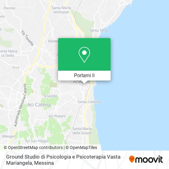 Mappa Ground Studio di Psicologia e Psicoterapia Vasta Mariangela
