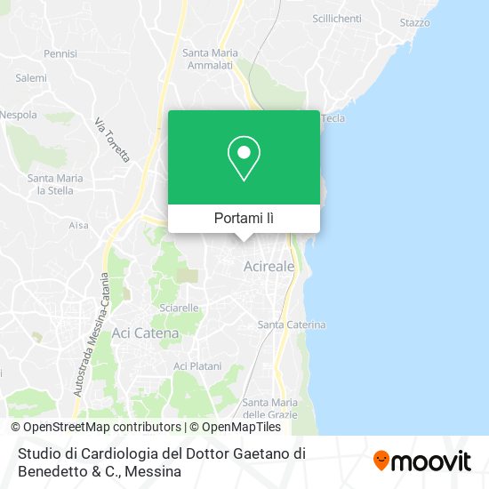 Mappa Studio di Cardiologia del Dottor Gaetano di Benedetto & C.