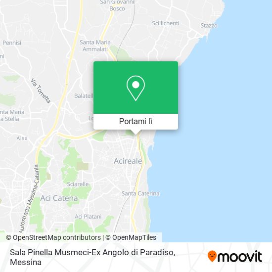 Mappa Sala Pinella Musmeci-Ex Angolo di Paradiso