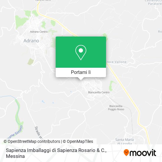 Mappa Sapienza Imballaggi di Sapienza Rosario & C.