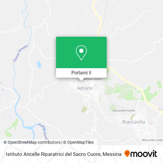 Mappa Istituto Ancelle Riparatrici del Sacro Cuore