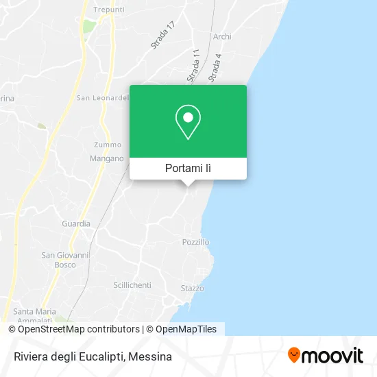 Mappa Riviera degli Eucalipti