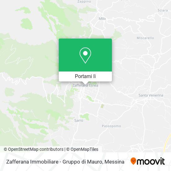 Mappa Zafferana Immobiliare - Gruppo di Mauro