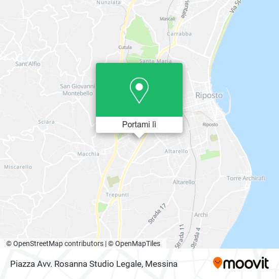 Mappa Piazza Avv. Rosanna Studio Legale