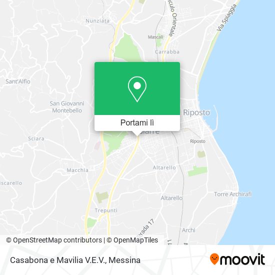 Mappa Casabona e Mavilia V.E.V.