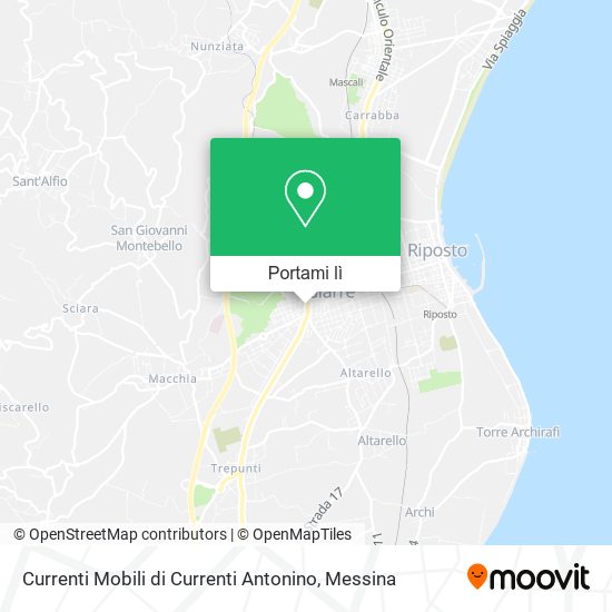 Mappa Currenti Mobili di Currenti Antonino