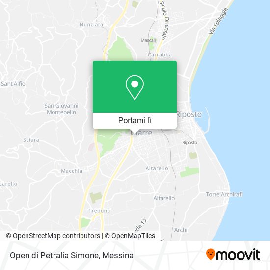 Mappa Open di Petralia Simone