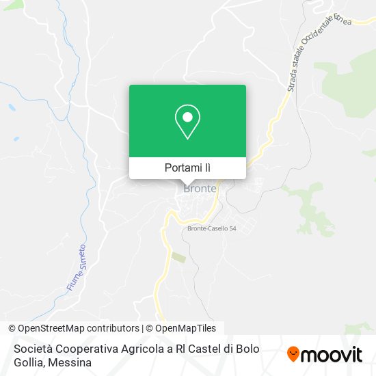 Mappa Società Cooperativa Agricola a Rl Castel di Bolo Gollia