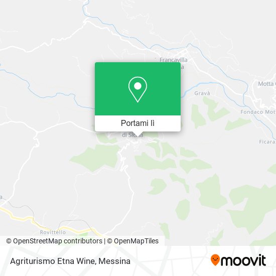 Mappa Agriturismo Etna Wine