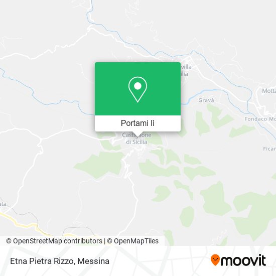 Mappa Etna Pietra Rizzo